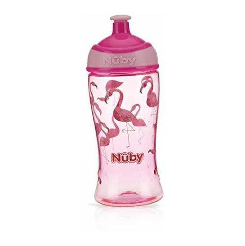 Nuby Thirsty Kids Tritanfree Flow Pop Up Super Slurp Botella
