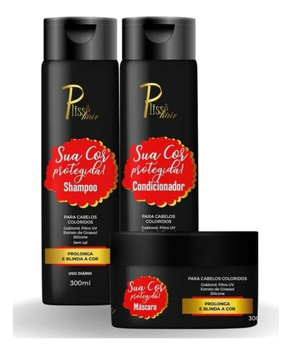 Combo Para Proteger Sua Cor (shampoo-cond-mascara)