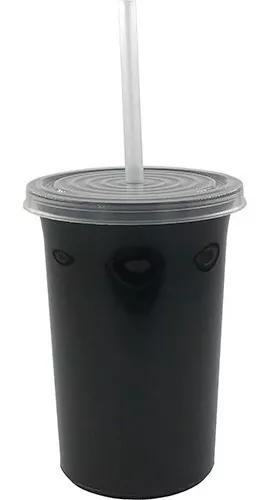 Termo Taza Vaso Con Tapa Para Bebida Fría Y Caliente 16oz