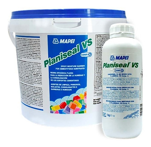 Planiseal Vs Barrera Reduccion Humedad P/pisos (kit 3+1kg)