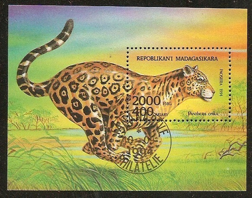 Fauna - Pantera - Bloque Temático Mint - Madagascar 1994 -