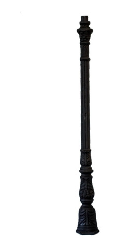 Poste Colonial Jardim Decoração N05 De Ferro Fundido 182cm