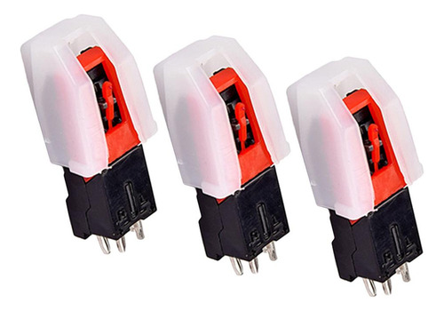 Paquete De 3 Agujas De For Tocadiscos For Tocadiscos De