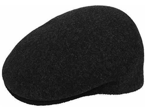 Gorro De Invierno Lana Kangol 504-s - Negro Jaspeado / M Neg