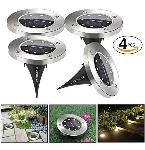 Imagen 3 de 4 de 4 Lamparas Luz Tenue Decorativas De Jardin Son Solares Remate Envio Gratis