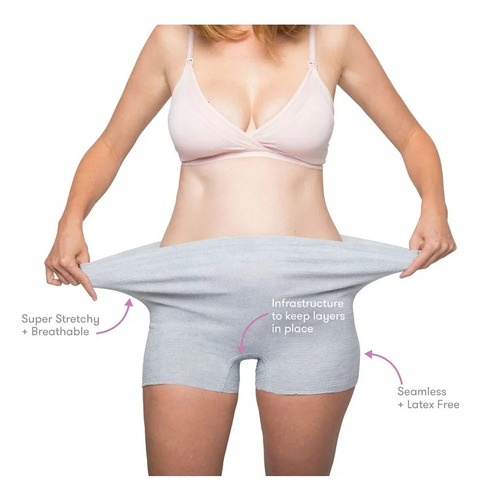 Frida Mom Calzones Desechables Postparto, Short (8 Piezas)