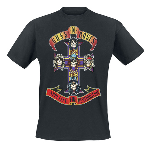 Remera De Guns N' Roses Appetite For Destruction