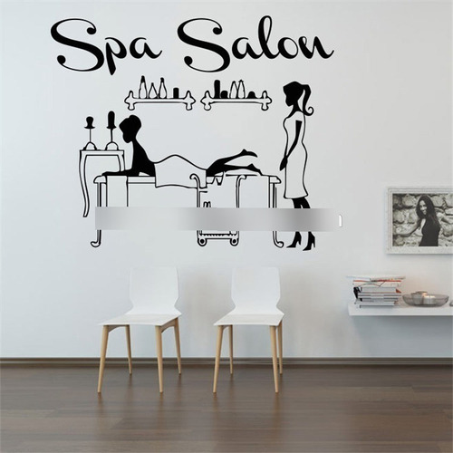 Vinilo Decorativo Spa Salon Sticker 1 Pliego