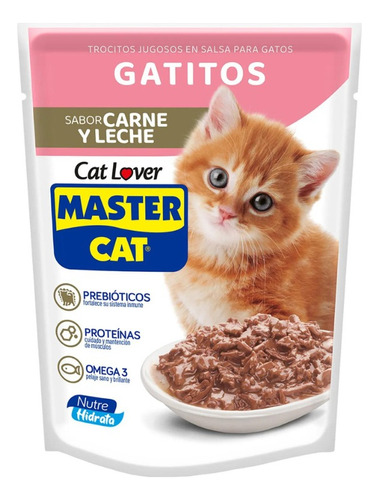 Pack 20 Sachet Master Cat Gatito Carne 85g