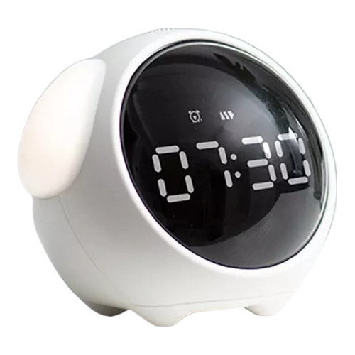 Expresión Pixel Despertador Reloj Digital Cabeza Reloj