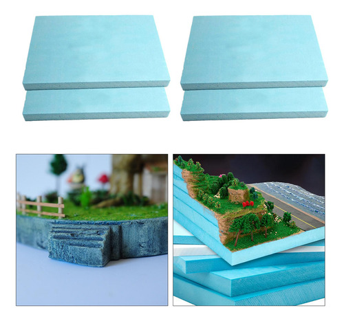 4 Uds Tablero De Artesanía En Miniatura 30x20x2cm 30x20x3cm