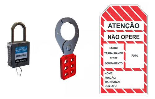 Kit Bloqueio De Energia - Bloqueadores Loto Nr10 Nr12