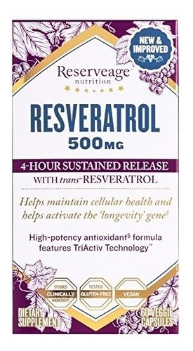 Suplementos Resveratrol 500 Mg