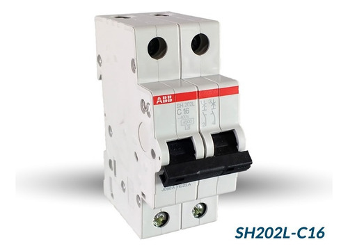 Llave Térmica Bipolar Abb 2x10 4,5ka Fcg