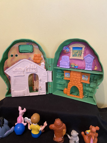 Winnie Pooh Set Casa Arbol Vintage Tigger Igor Armado (Usado)