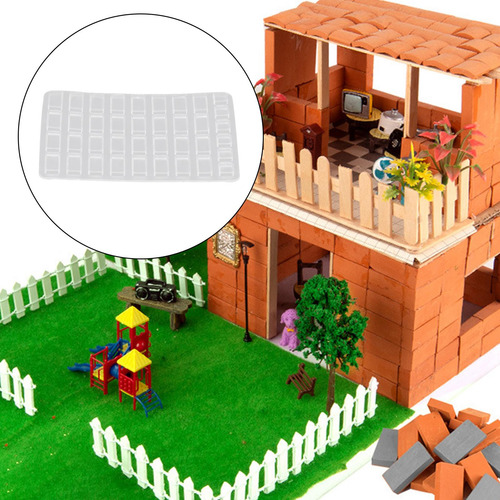 3 Moldes De Pared En Miniatura Para Accesorios De Diorama Y