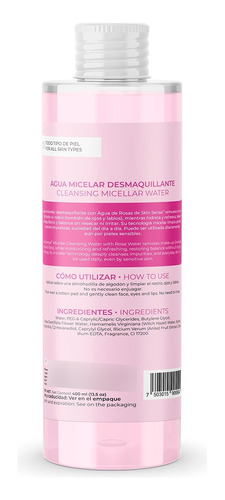 Skin Sense Agua Micelar De Rosas