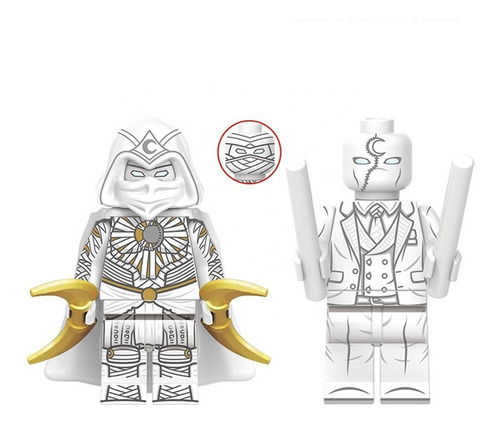 Marvel Moonknight Mr Knight Khonshu Compatible Lego