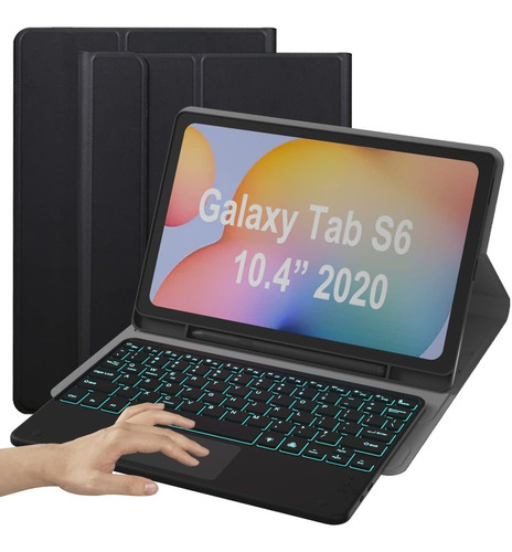 Eoso Funda Con Teclado Para Samsung Galaxy Tab S6 Lite 10.4'