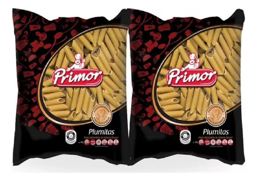 Pasta Plumitas Primor 1kg Pack 2und