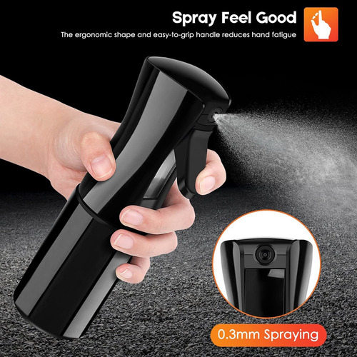 Botella De Spray Para El Cabello Pulverizador De Niebla Fina