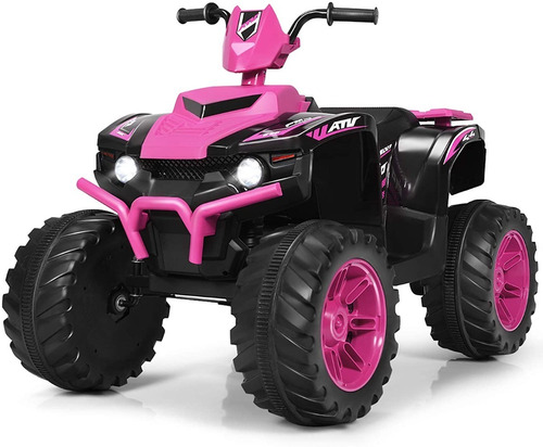 Costzon Atv Rosado Cuatrimoto Carro Electrico 3 A 7 Años 12