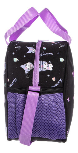 Kit Mochila Kuromi Original Truzt Lonchera Lapicera Primaria Violeta Liso