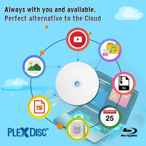 Plexdisc 645-213 50 Gb 6x Blu-ray Doble Capa Grabable Bd-r D