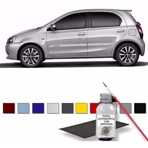 Retoque Tinta Automotiva Prata Premium Toyota Novo Etios