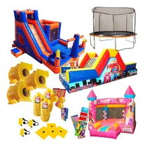 Comprar Paquete De Inflables! 100% Uso Rudo Para Negocio Trampolin