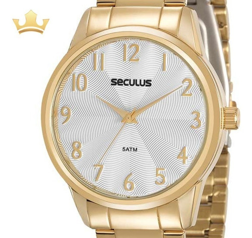 Relógio Seculus Feminino 20567lpsvds1 Com Nf