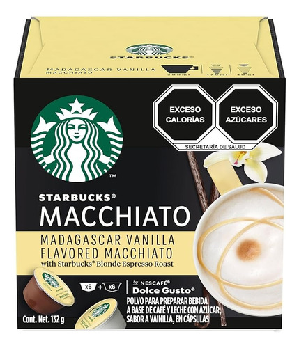 Capsulas De Café Nescafé Dolce Gusto Macchiato X12