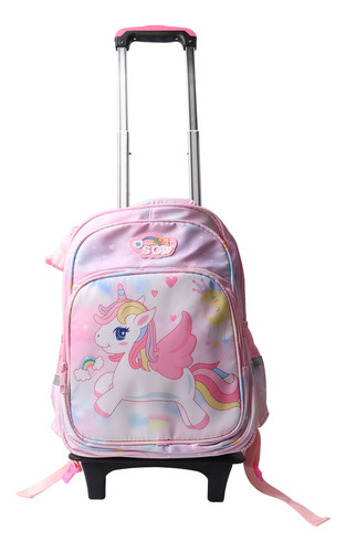 Mochila De Carrito Unicornio Bolsa Primaria Las 2ruedas