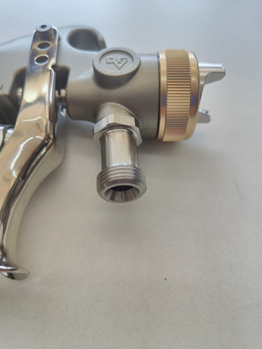 Pistola Devilbiss Jupiter Lvmp 1.1mm Para Tanque U Olla Dorado