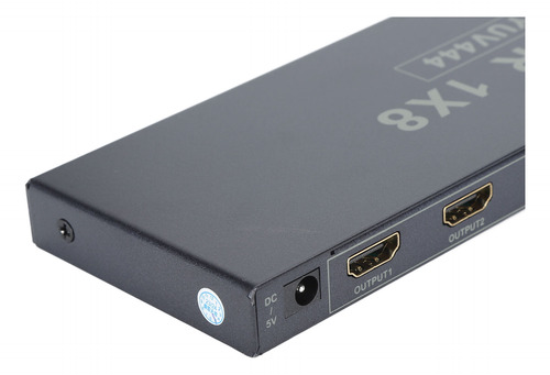 Divisor De Interface Multimídia Hd 1x8, 1 Entrada E 8 Saídas