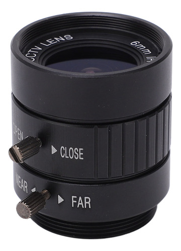 Lente De Câmera Cctv De 3 Mp, Encaixe Cs, 6 Mm, Distância Fo