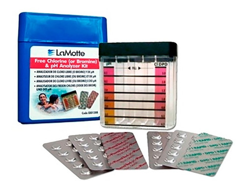 Test Kit Cloro Libre/ph Dipcell Lamotte  7019-ml-bx