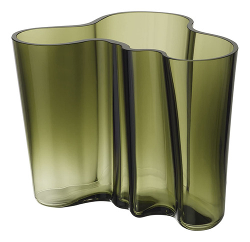 Jarron Alvar Aalto - Verde Musgo, 6.299 In.