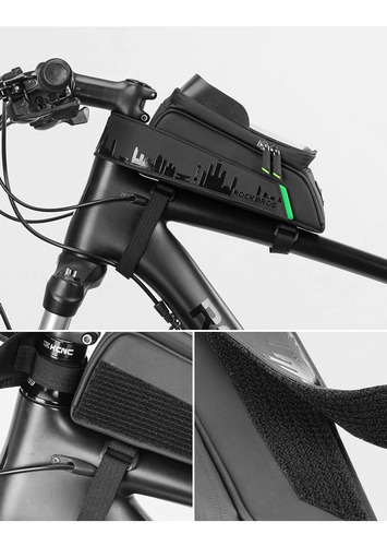 Bolsa Case Quadro Bicicleta Rockbros com suporte celular