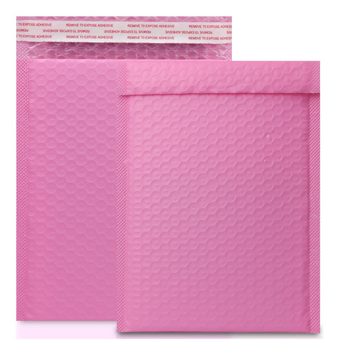 Paquete De Sobres Burbuja Sellado Para O 18*23 Color Rosa