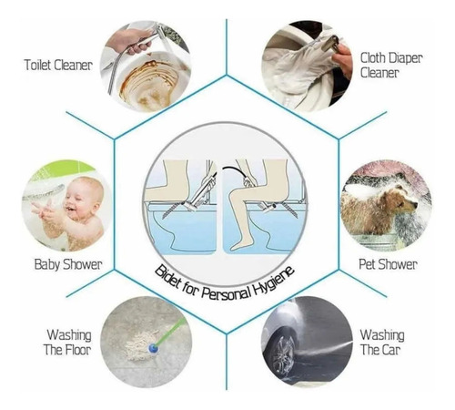 Ducha Bidet Wc Árabe Acero Inoxidable