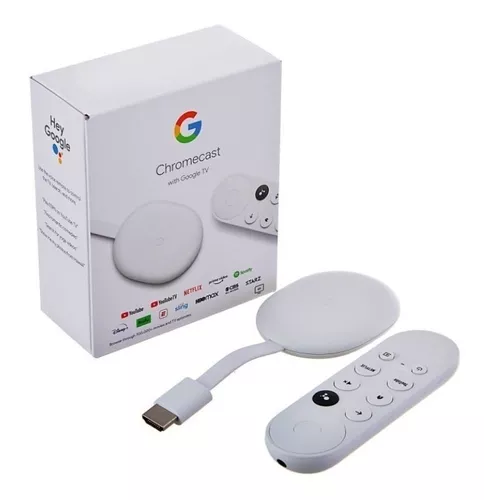 Google Tv + Chromecast *4K* Control remoto Snow, Control De Voz 8gb