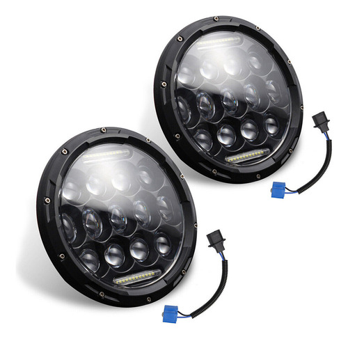 Faro Led De 7 Pulgadas Para 07-17 Jeep Wrangler Jk Jku Tj Cj