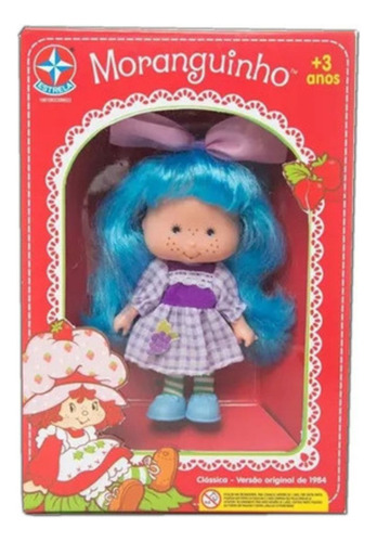 Boneca Colecionável Uvinha Estrela Cheirinho Uva Moranguinho