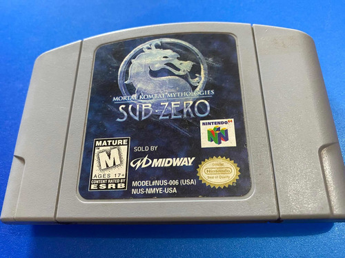 Mortal Kombat Mythologies Sub Zero (Usado)
