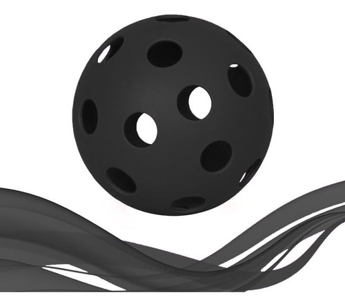 Pelotas De Pickleball Usapa, 40 Unidades Pack De 12 Negras