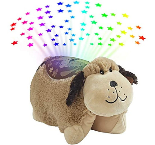 Pillow Pets Signature Snuggly Puppy Sleeptime Lite, Marrón