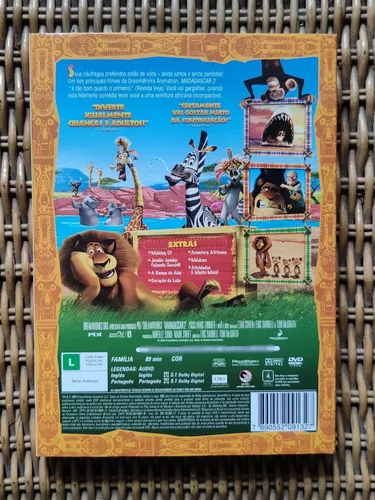 Dvd Madagascar 2 - Filme Desenho