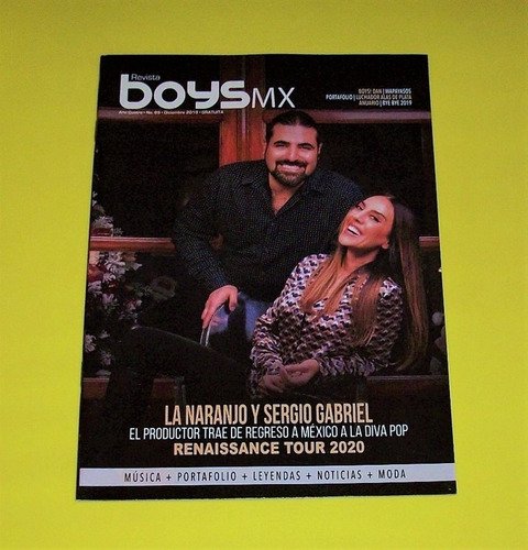 Monica Naranjo Revista Boys Mx 2019 Wapayasos Gloria Trevi 