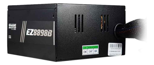 Fonte De Alimentação K-mex Ez8898b 80 Plus Bronze 600w Preta